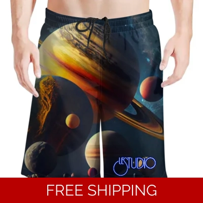 Le Studio Saturn Beach Shorts